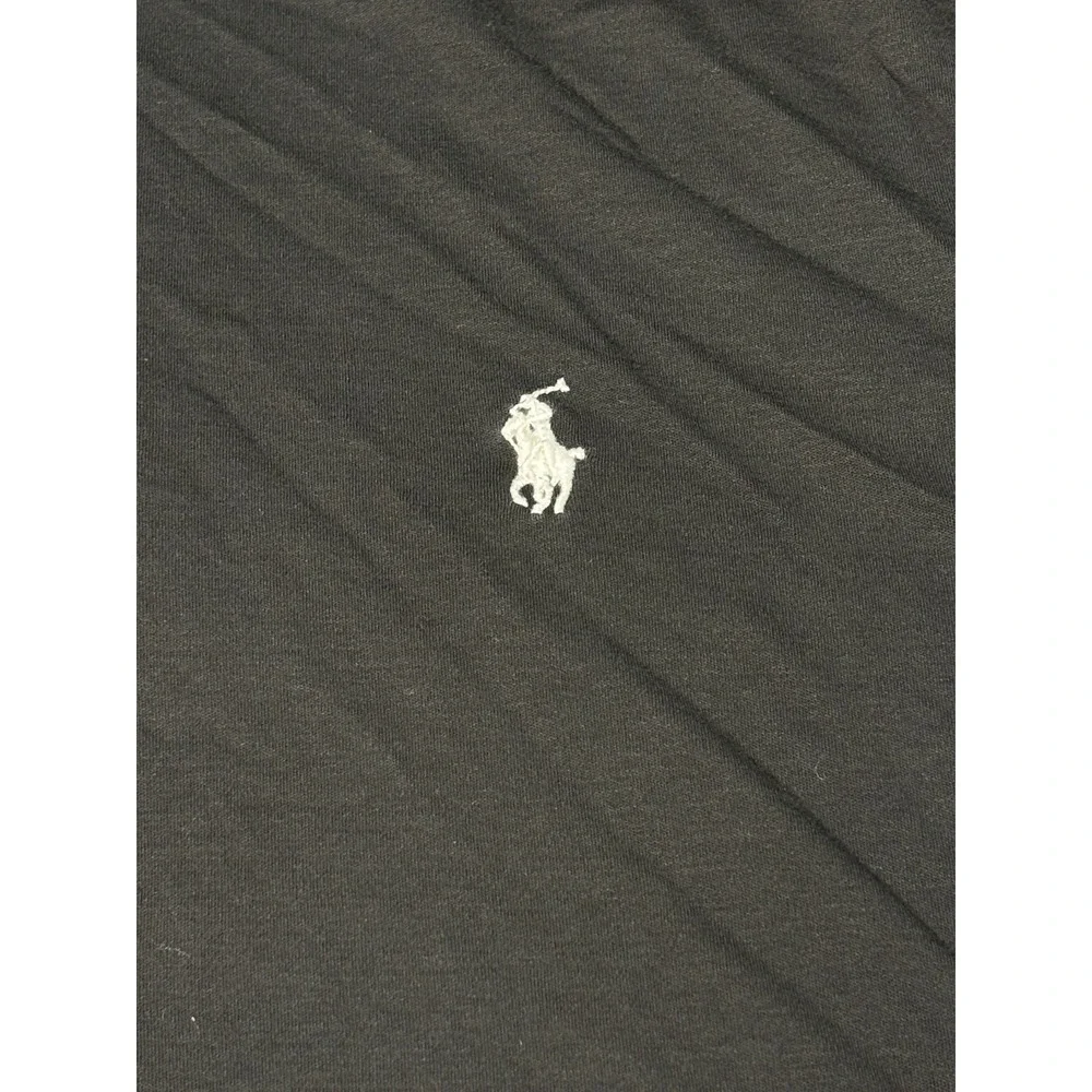 Polo Ralph Lauren Mens XL Black Pima Soft Touch Cotton Short Sleeve Polo Shirt
